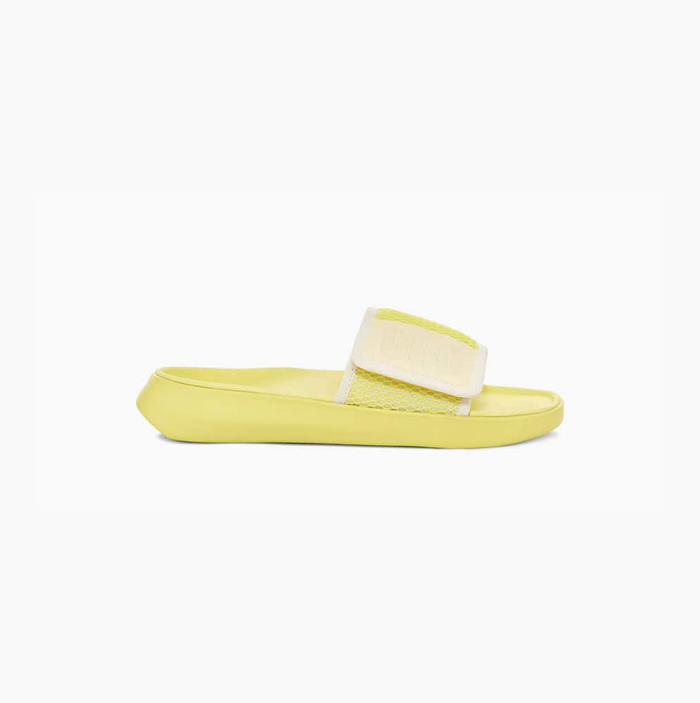 UGG LA Light White Slides for Women (JKTZ64598)